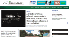 Desktop Screenshot of jornaltribunalivre.com.br